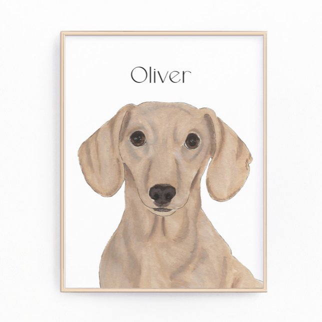 Mug Coaster de boisson à base de Dachshund rouge lisse (Créateur téléchargé)