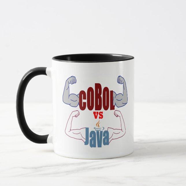 Mug Cobol vs Langages de Programmation Java Confrontat (Gauche)
