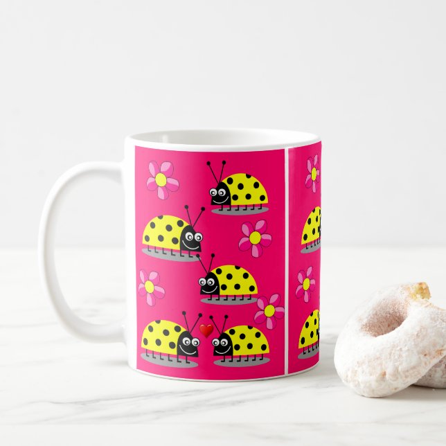 Mug coccinelle (Avec donut)