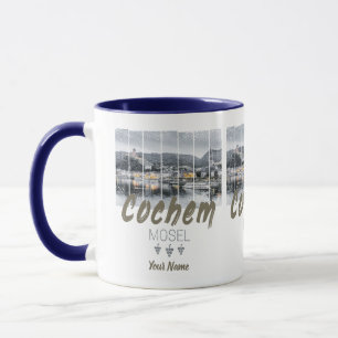 Mug Cochem sur la Moselle Allemagne Souvenir Vintage