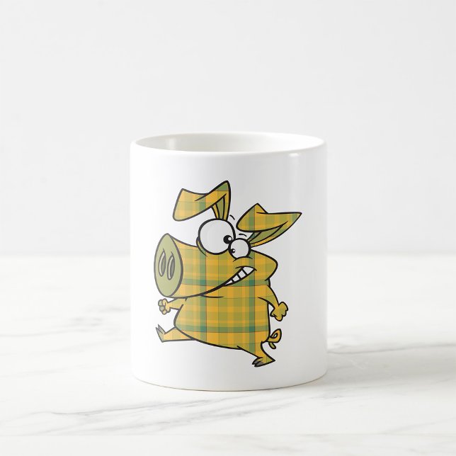 Mug Cochon de dessin animé écossais drôle d'animal de  (Créateur téléchargé)