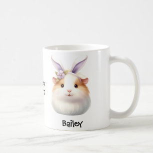 Mug Cochon de Guinée personnalisé Pâques/Mug de printe