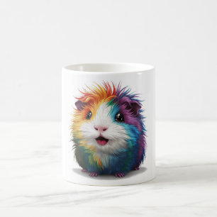 Mug "Cochon de Guinée sauvage : Cheveux arc-en-ciel vi