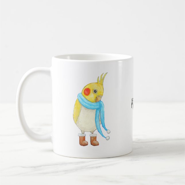 Mug Cockatiel Parrot Budgie Animaux Oiseaux Oiseaux Ca (Gauche)