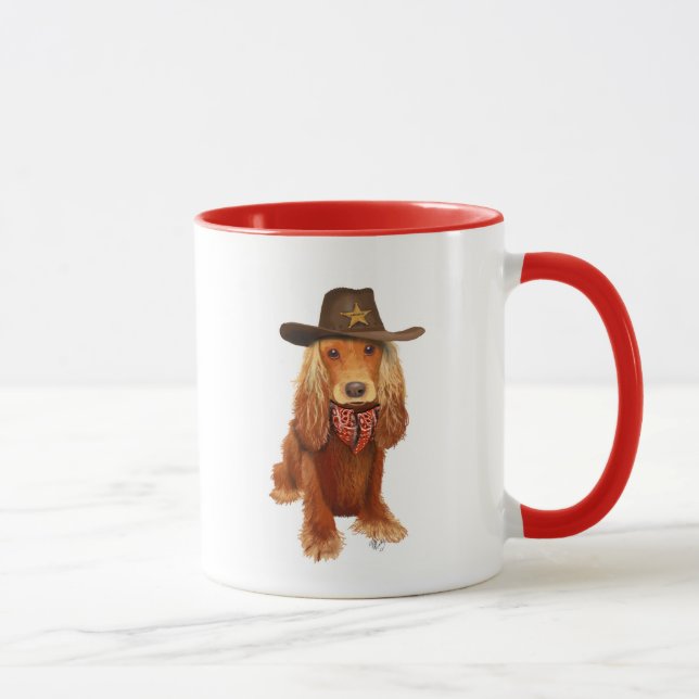 Mug Cocker Spaniel Cowboy (Droite)