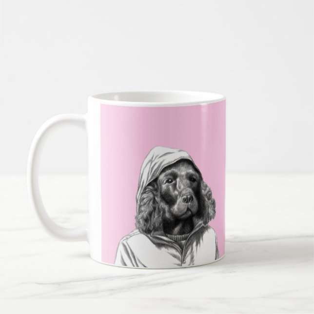 Mug Cocker Spaniel en Manteau de pluie (Ume) (Gauche)
