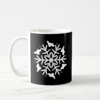 Mug Cocker Spaniel Noël Snowflake Chemise