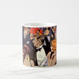 Mug Cocktail Art déco vintage à la discothèque