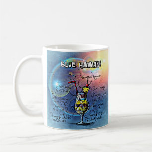 Mug Cocktail Blue Hawaii (#1 sur 12 jeux de recettes d