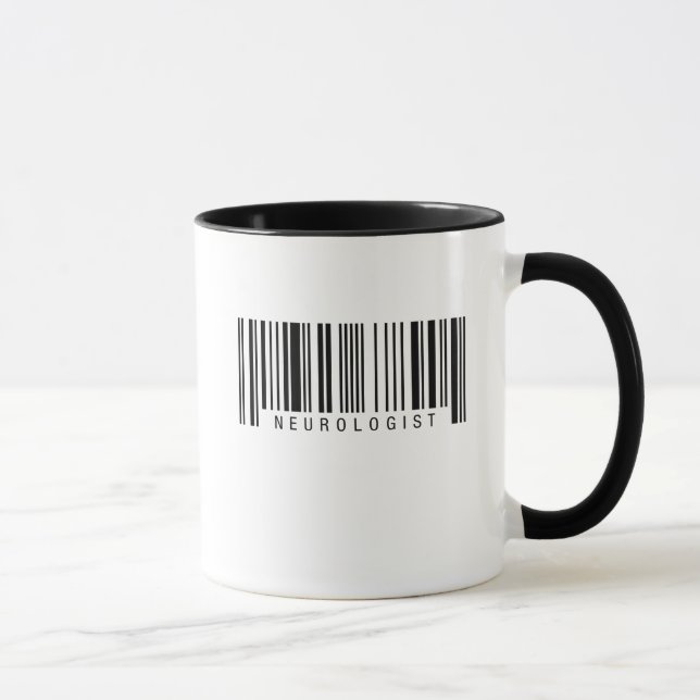 Mug Code barres de neurologue (Droite)