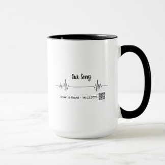 Mug Code de chanson de Soundwave personnalisé Mug-Voix