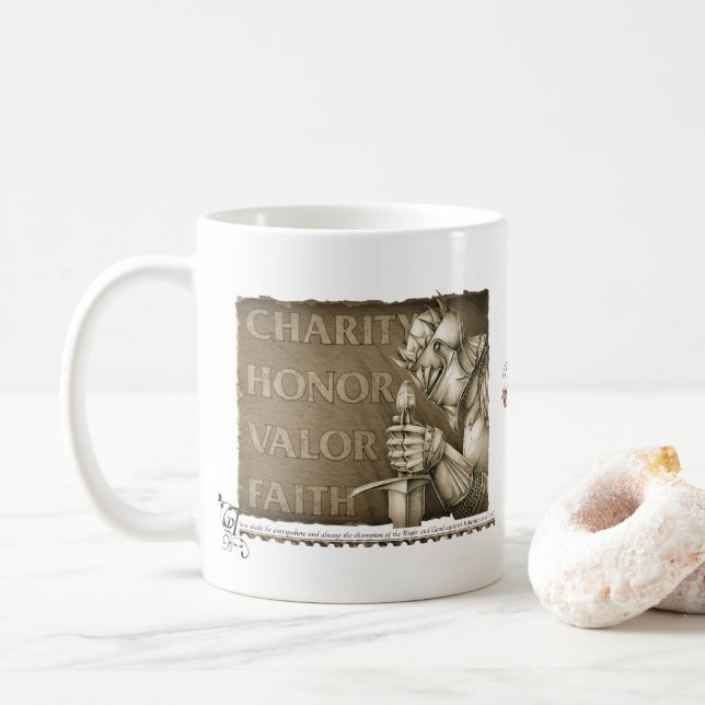Mug Code de chevalerie (Avec donut)