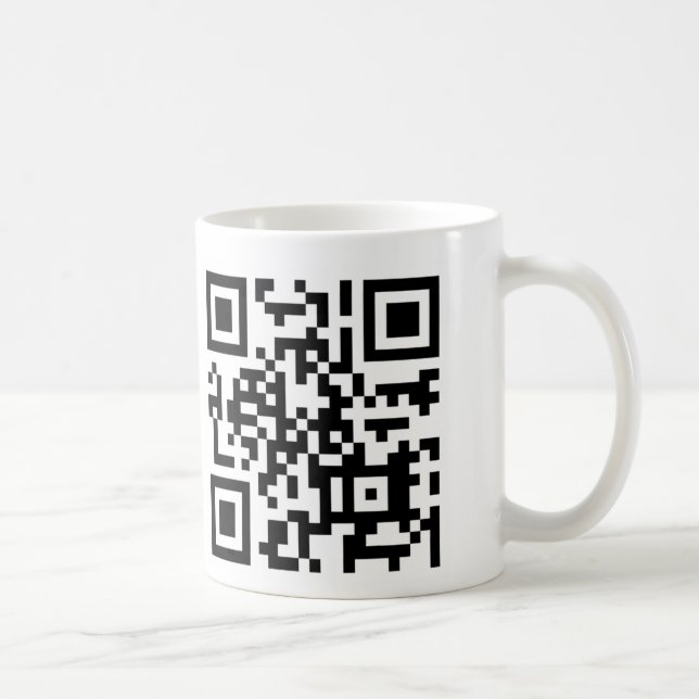 Mug Code de QR comment maintenant vache Brown ? (Droite)