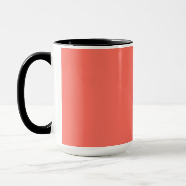 Mug Code hexadécimal de corail FF6F61 (Gauche)