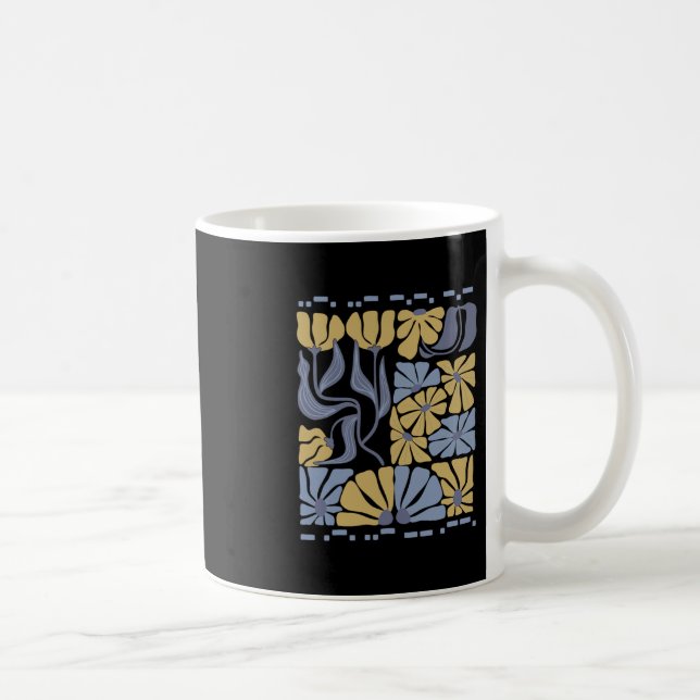 Mug Code Morse 8647 Anti Trump subtil 86 47 Floral Boh (Droite)