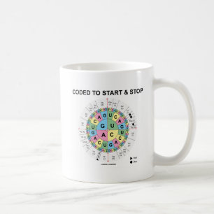 Mug Codé Pour Démarrer Et Arrêter L'Humour De Biolo