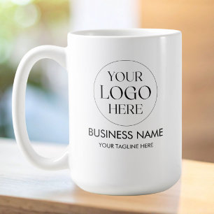 Mug Code QR de logo d'entreprise personnalisé promotio