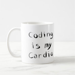 Mug Coding est mon codeur programmeur de Cardio Funny