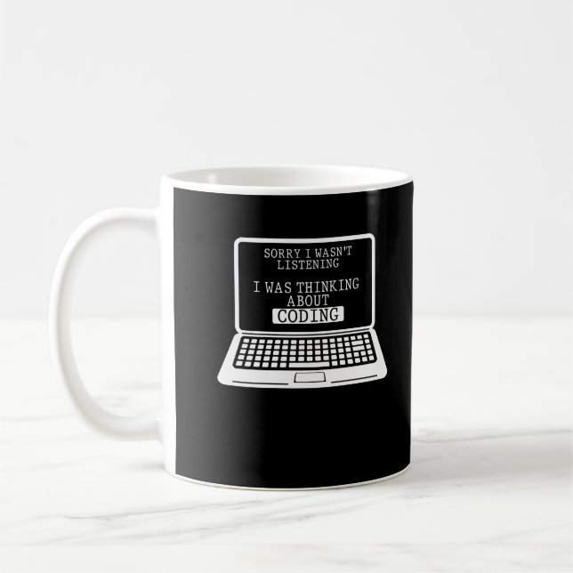 Mug Coding Fun Computer Engineer Funny Programmer (Gauche)