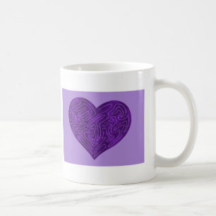 MUG COEUR A-MAZE-ING (PURPLE)