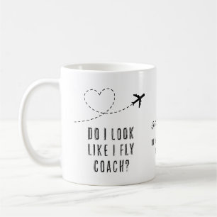 Mug Coeur Ai-Je L'Air De Voler Économie Sarcastique BF