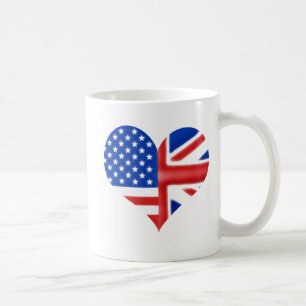 Mug Coeur américain britannique