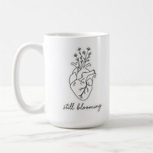 Mug Cœur Anatomique Floral Toujours en Fleur