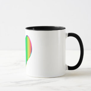 Mug Coeur arc-en-ciel