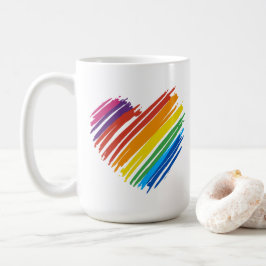 Mug Coeur arc-en-ciel