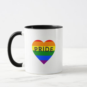 Mug Cœur arc-en-ciel de fierté