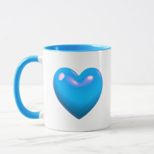 Mug Coeur bleu