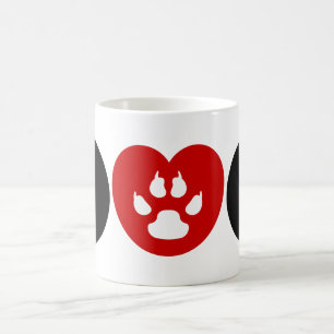 Mug Coeur d'amour de chien