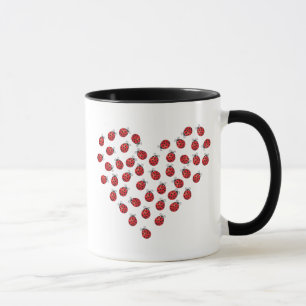 Mug Coeur d'amour de coccinelle