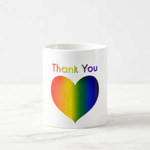 Mug Coeur de couleur arc-en-ciel