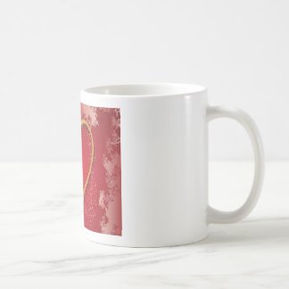 Mug Cœur de la Saint-Valentin sur fond rouge