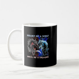 Mug Coeur De L'Âme De Loup D'Un Dragon - Dragon Cool -