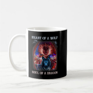 Mug Coeur De L'Âme De Loup D'Un Dragon - Dragon Cool -