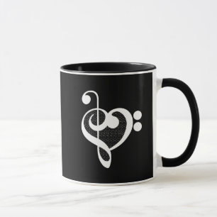 Mug Cœur de musique - J'aime la musique