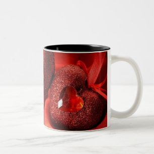 Mug Coeur de rubis rouge