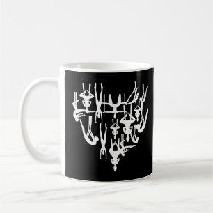 Mug Coeur de soie aérienne Cirque aéronautique Acrobat