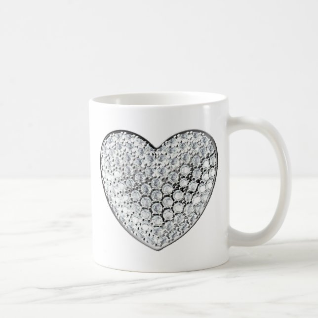 Mug Coeur diamant (Droite)