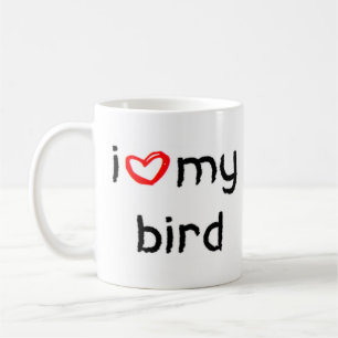 Mug coeur d'oiseaux