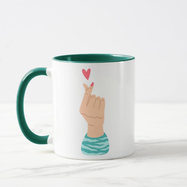 Mug Coeur du doigt (Gauche)