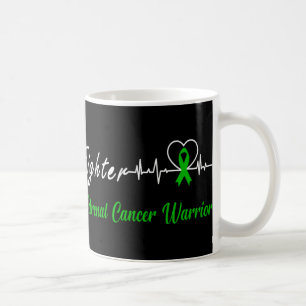 Mug Coeur du guerrier du cancer surrénalien Lutte cont