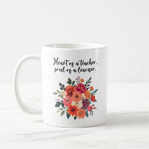 Mug Cœur d'un enseignant, âme d'un apprenant