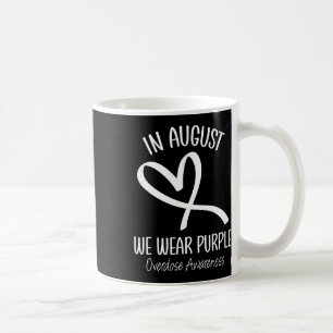 Mug Coeur En Août Nous Portons Une Sensibilisation À L