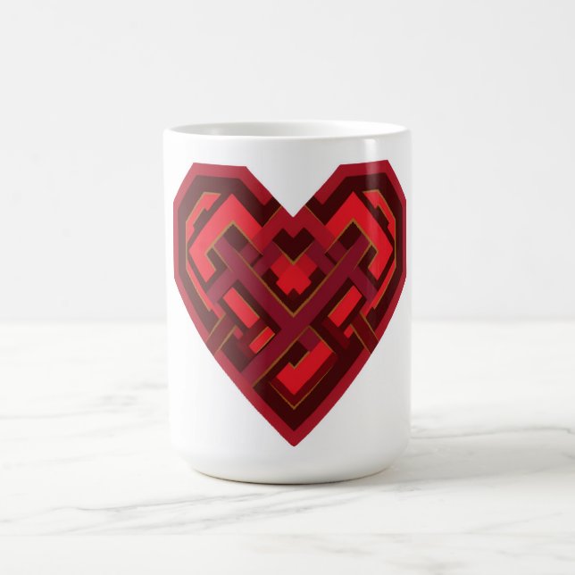 Mug Cœur entrelacé d'amour (Centre)