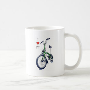 Mug Coeur I mon Brompton (vert)