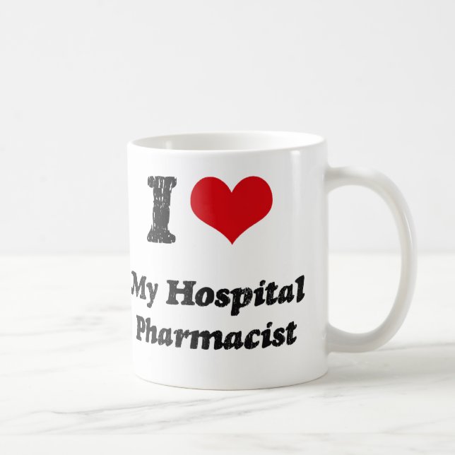 Mug Coeur I mon pharmacien d'hôpital (Droite)