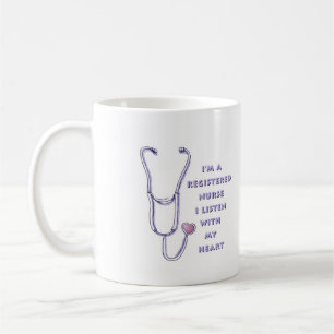 Mug Coeur infirmier inscrit